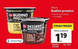 Lidl Milbone Budino proteico offerta