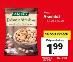 Lidl Alesto Tostate e salate offerta