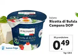 Lidl Italiamo Ricotta di Bufala Campana DOP offerta