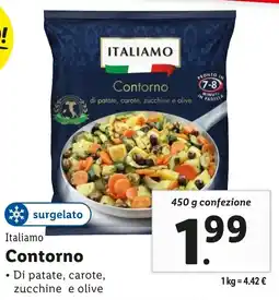 Lidl Italiamo contorno offerta