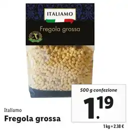 Lidl Italiamo Fregola grossa offerta