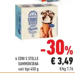 Conad Superstore 6 coni 5 stelle SAMMONTANA offerta