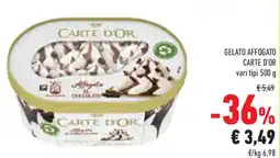Conad Superstore Gelato affogato CARTE D'OR offerta