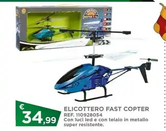 Toys Center Motor & co. elicottero fast copter offerta