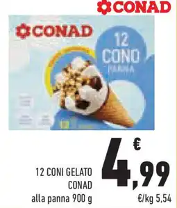 Conad Superstore 12 coni gelato CONAD offerta