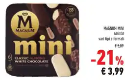 Conad Superstore Magnum mini ALGIDA vari tipi offerta