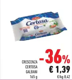 Conad Superstore Crescenza certosa GALBANI offerta