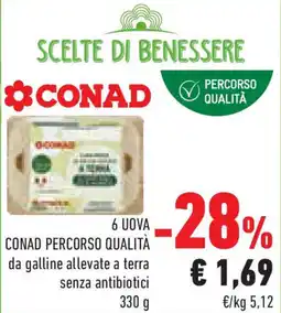Conad Superstore 6 uova 0conad percorso qualità % offerta
