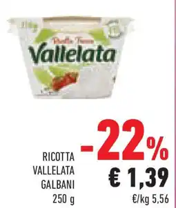 Conad Superstore Ricotta vallelata GALBANI offerta