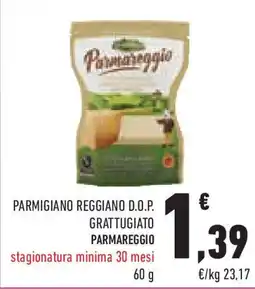Conad Superstore Parmigiano reggiano d.o.p. grattugiato PARMAREGGIO offerta