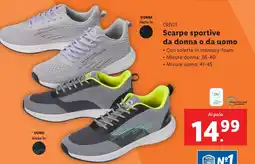 Lidl Scarpe sportive da donna o da uomo CRIVIT offerta