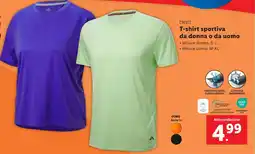 Lidl T-shirt sportiva da donna o da uomo CRIVIT offerta