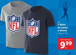 Lidl T-Shirt da uomo e donna NFL offerta