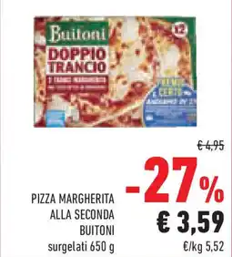 Conad Superstore Pizza margherita alla seconda BUITONI offerta