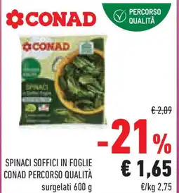 Conad Superstore Spinaci soffici in foglie conad percorso qualità offerta
