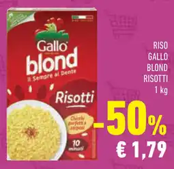 Conad Superstore Riso gallo blond risotti offerta