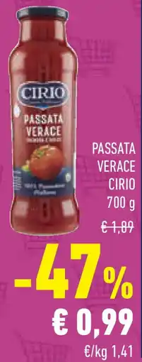 Conad Superstore Passata verace CIRIO offerta