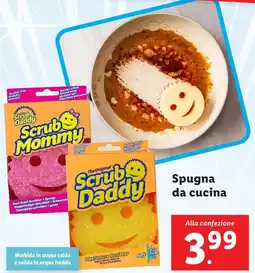 Lidl Spugna da cucina SCRUB DADDY offerta