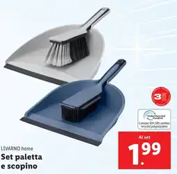 Lidl Set paletta e scopino LIVARNO HOME offerta