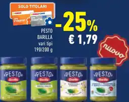 Conad Superstore Pesto barilla vari tipi offerta