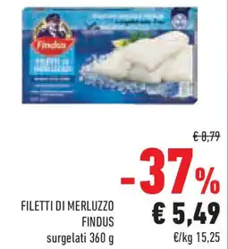 Conad Superstore Filetti di merluzzo FINDUS offerta