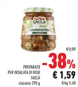 Conad Superstore Preparato per insalata di riso SACLÀ offerta