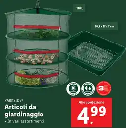 Lidl Articoli da giardinaggio PARKSIDE offerta