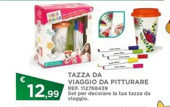 Toys Center Crea mania tazza da viaggio da pitturare offerta