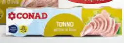 Conad Superstore Conad tonno all'olio di oliva offerta