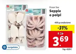 Lidl Ocean Sea Sep o polpi pie offerta