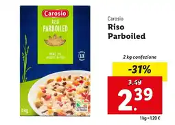 Lidl Carosio Riso Parboiled offerta