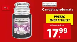 Lidl Yankee candle candela profumata offerta