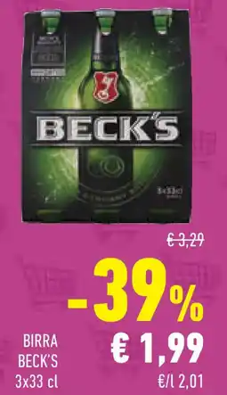 Conad Superstore Birra BECK'S offerta