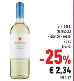Conad Superstore Vini I.G.T. SETTESOLI offerta