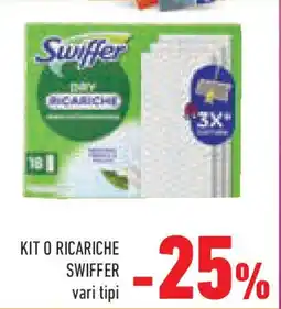 Conad Superstore Kit o ricariche SWIFFER vari tipi offerta