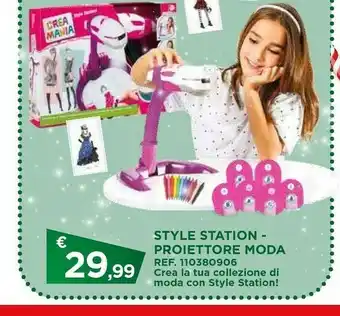 Crea mania style station proiettore moda