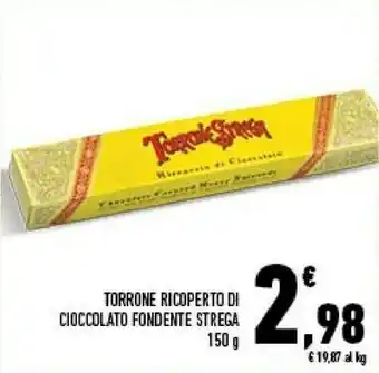 Conad City Torrone ricoperto di cioccolato 150 g(ml) offerta