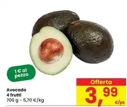 Eurospar Avocado 4 frutti offerta