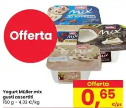 Eurospar Yogurt Müller mix gusti assortiti offerta