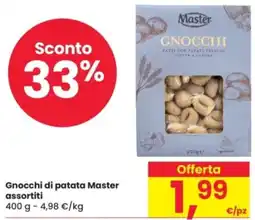 Eurospar Gnocchi di patata Master assortiti offerta