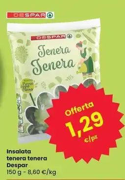 Eurospar Insalata tenera tenera Despar offerta