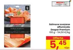 Eurospar Salmone scozzese affumicato Despar Premium offerta