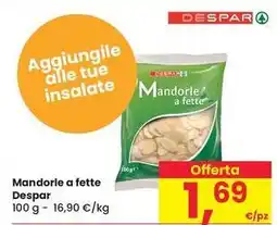 Eurospar Mandorle a fette Despar offerta
