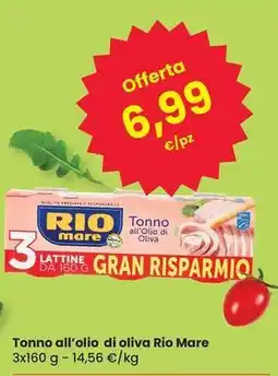 Eurospar Tonno all'olio di oliva Rio Mare offerta