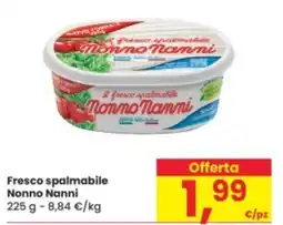 Eurospar Fresco spalmabile Nonno Nanni offerta