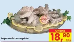 Eurospar Polpo medio decongelato offerta