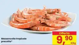 Eurospar Mazzancolla tropicale precotta offerta
