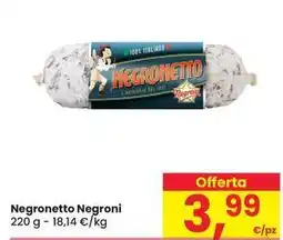 Eurospar Negronetto Negroni offerta
