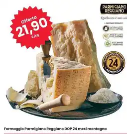 Eurospar Formaggio Parmigiano Reggiano DOP 24 mesi montagna offerta