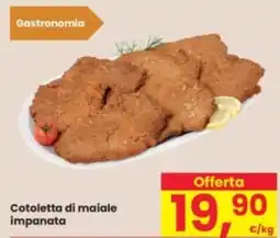 Eurospar Cotoletta di maiale impanata offerta